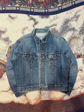 Vintage Lee Riders Sanforized Denim Trucker Jacket